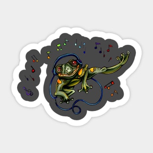 Frog Dancer Sticker